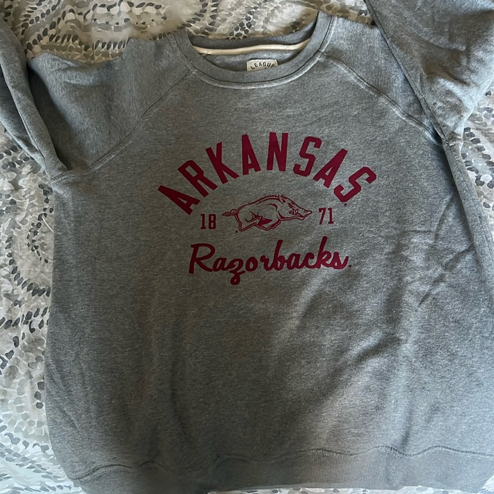 U of Arkansas sweatshirts. Set of 2, Like new.
